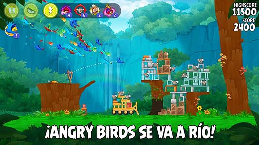 Descargar Angry Birds Rio HD Gratis para iPad, iPhone y APK Android